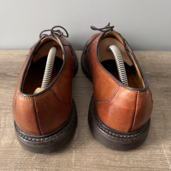 Allen Edmonds Ashton Shoes Mens 9.5 D Chili Brown Split Toe Derby Dress Leather main image 13